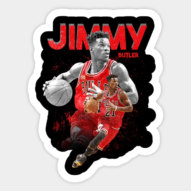 Jimmy Butler Bulls Sticker by kalush club